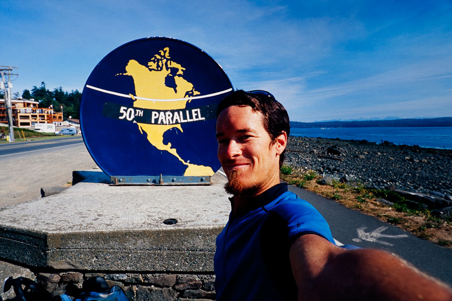 Crossing the 50th parallel at Campbell River (Day 87)