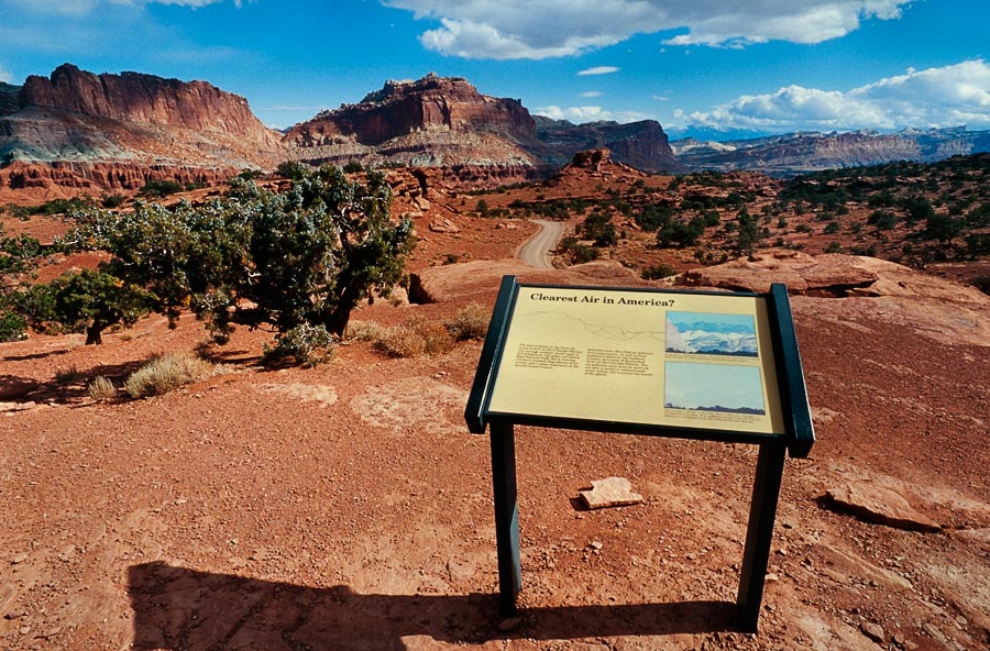 The clearest air in the USA? Panorama Point, Capitol Reef National Park (Day 162)