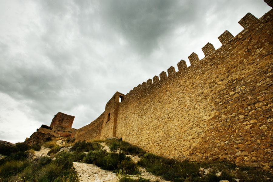 Bocairent castle wall