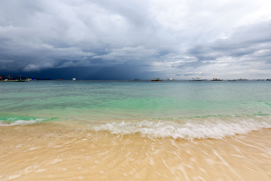 Boracay storm clouds gathering
