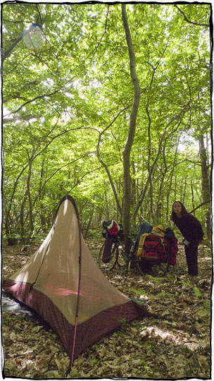 Bicycle Touring East Sussex - Wild Camping