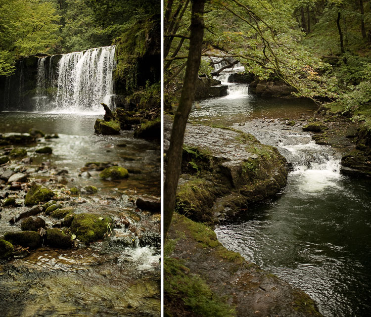 Waterfalls in Brecon Beacons National Park