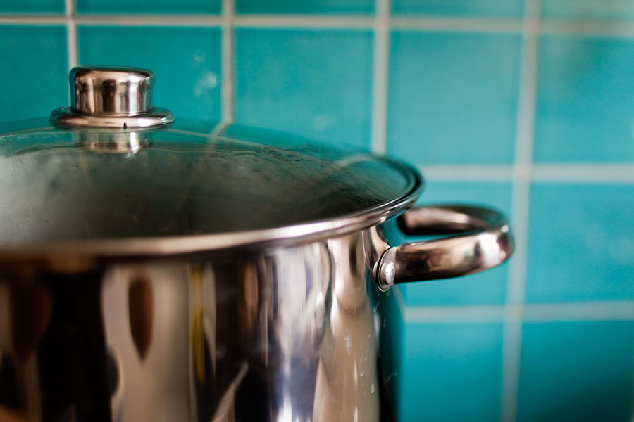 The pot for boiling the wort, Home-brew gluten-free beer