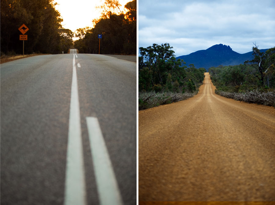 Australian roads, travel photography