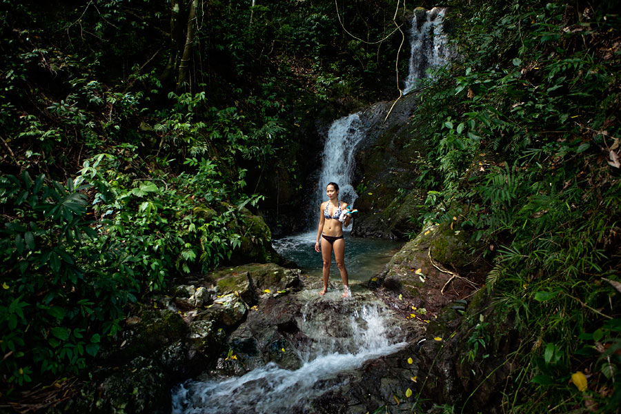 Waterfall near Adams, Laoag, Philippines