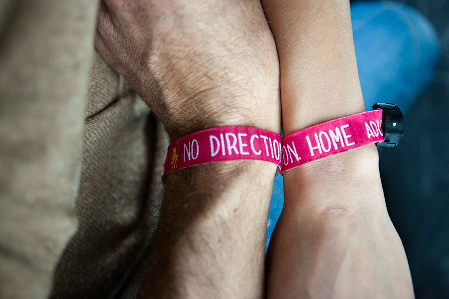 No Direction Home Festival wristbands