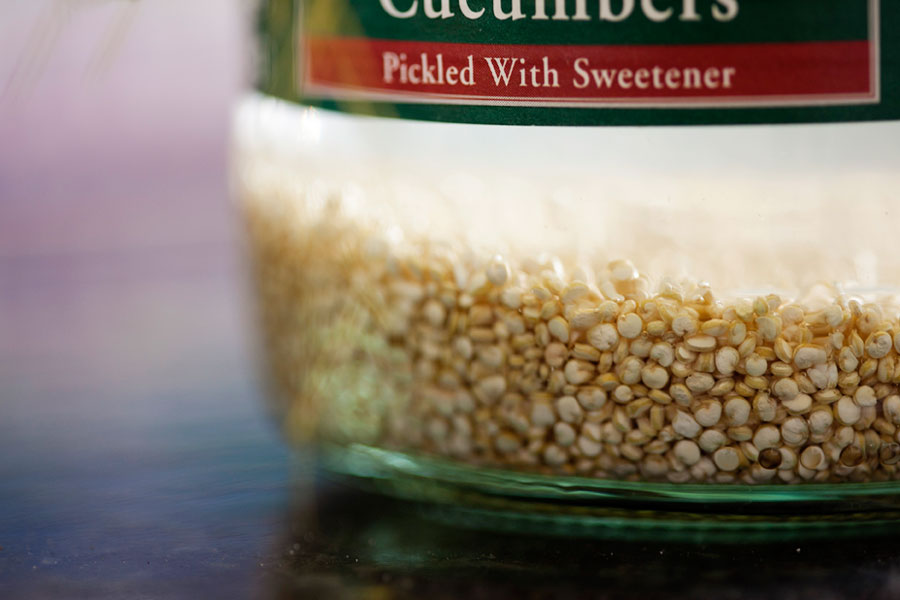 Soaking quinoa for the homebrew gluten-free beer